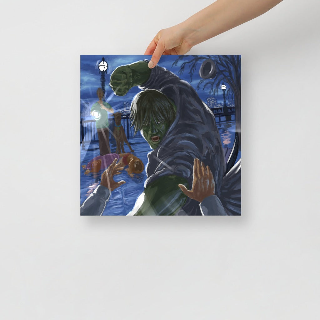 Mr Hyde from Scooby-Doo Art Print 14x14