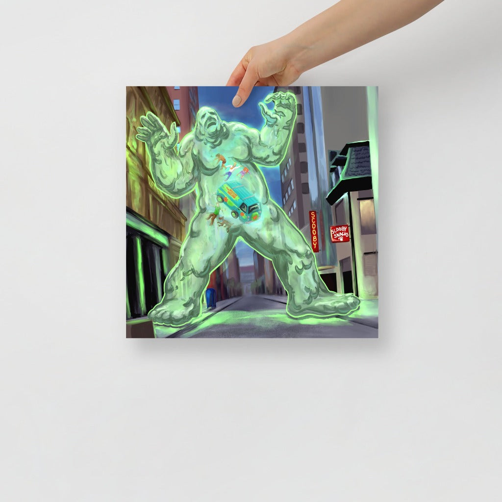 The Wax Phantom from Scooby-Doo Art Print 14x14