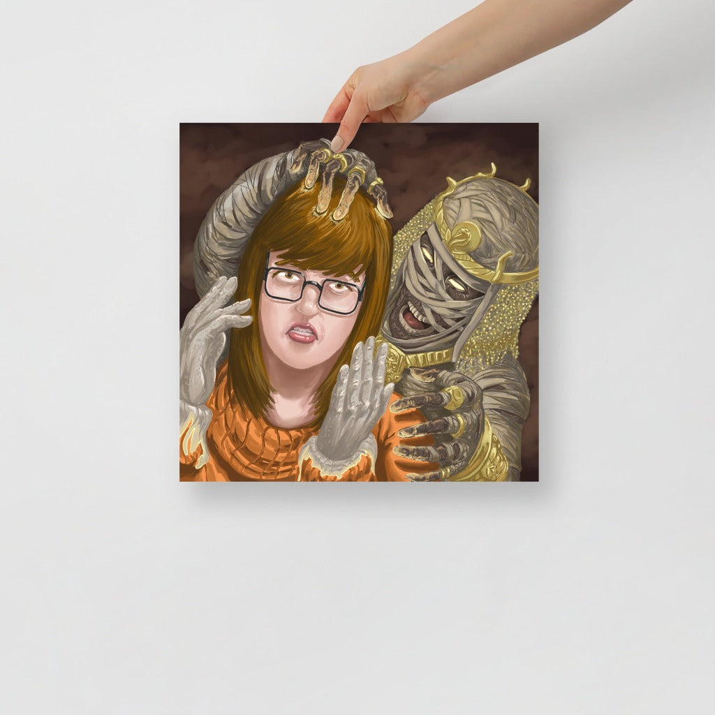 The Mummy of Anka with Velma Art Print 14 x 14