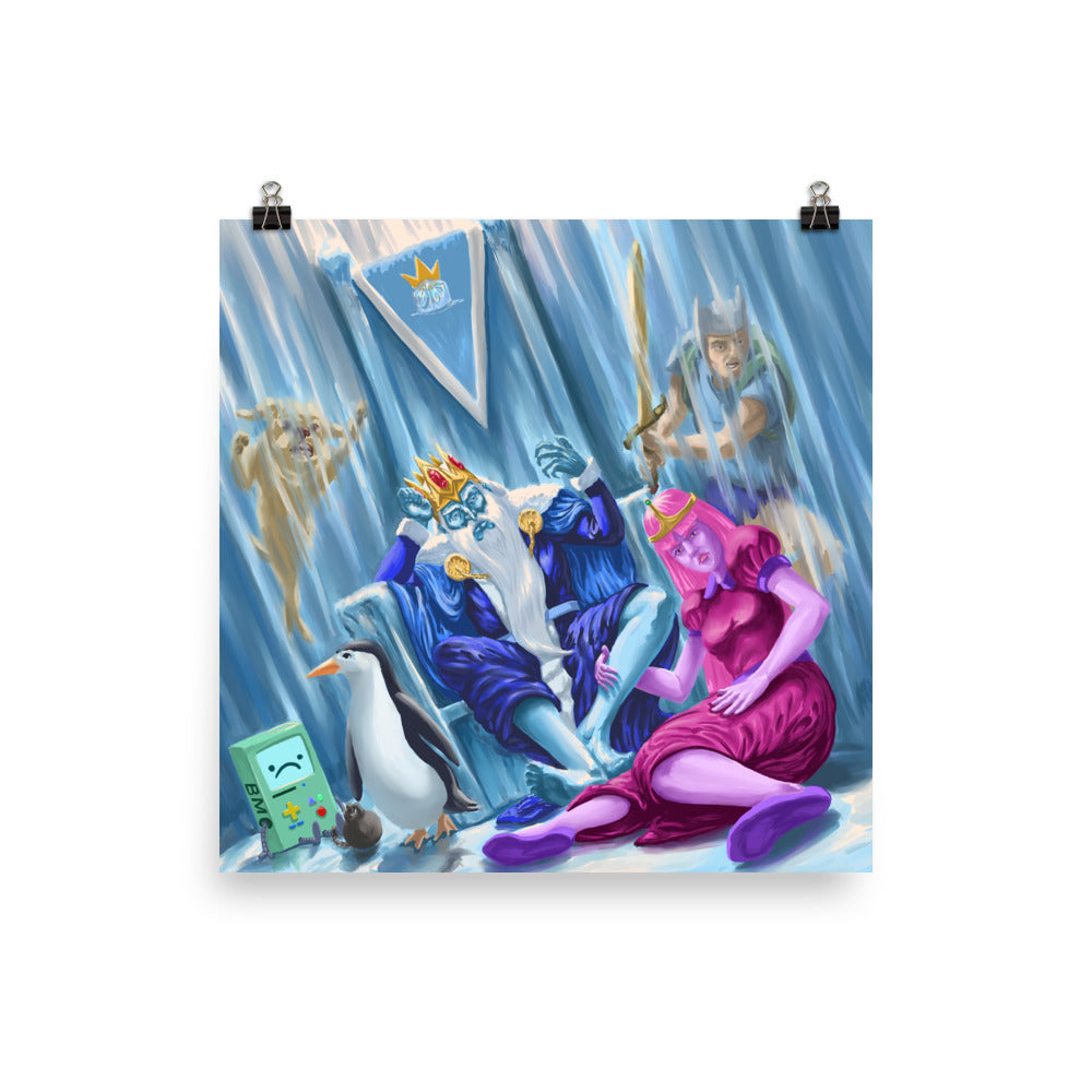 Ice King from Adventure Time Art Print