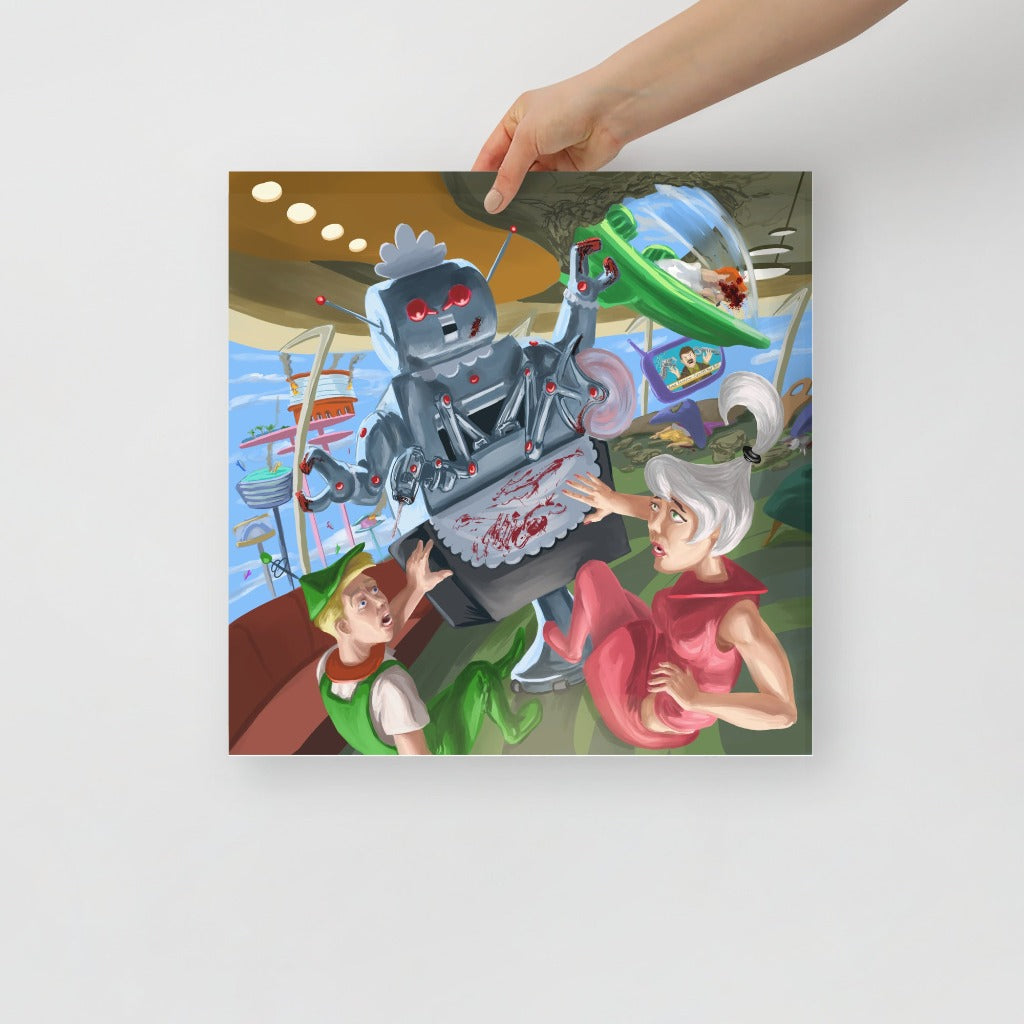 Rosie and the Jetson's Art Print 16x16
