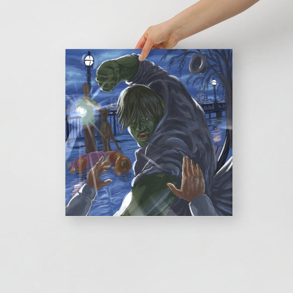 Mr Hyde from Scooby-Doo Art Print 16x16