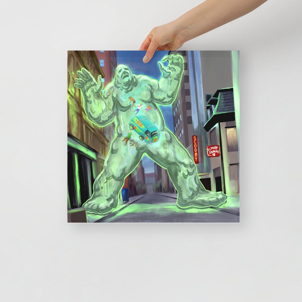 The Wax Phantom from Scooby-Doo Art Print 16x16