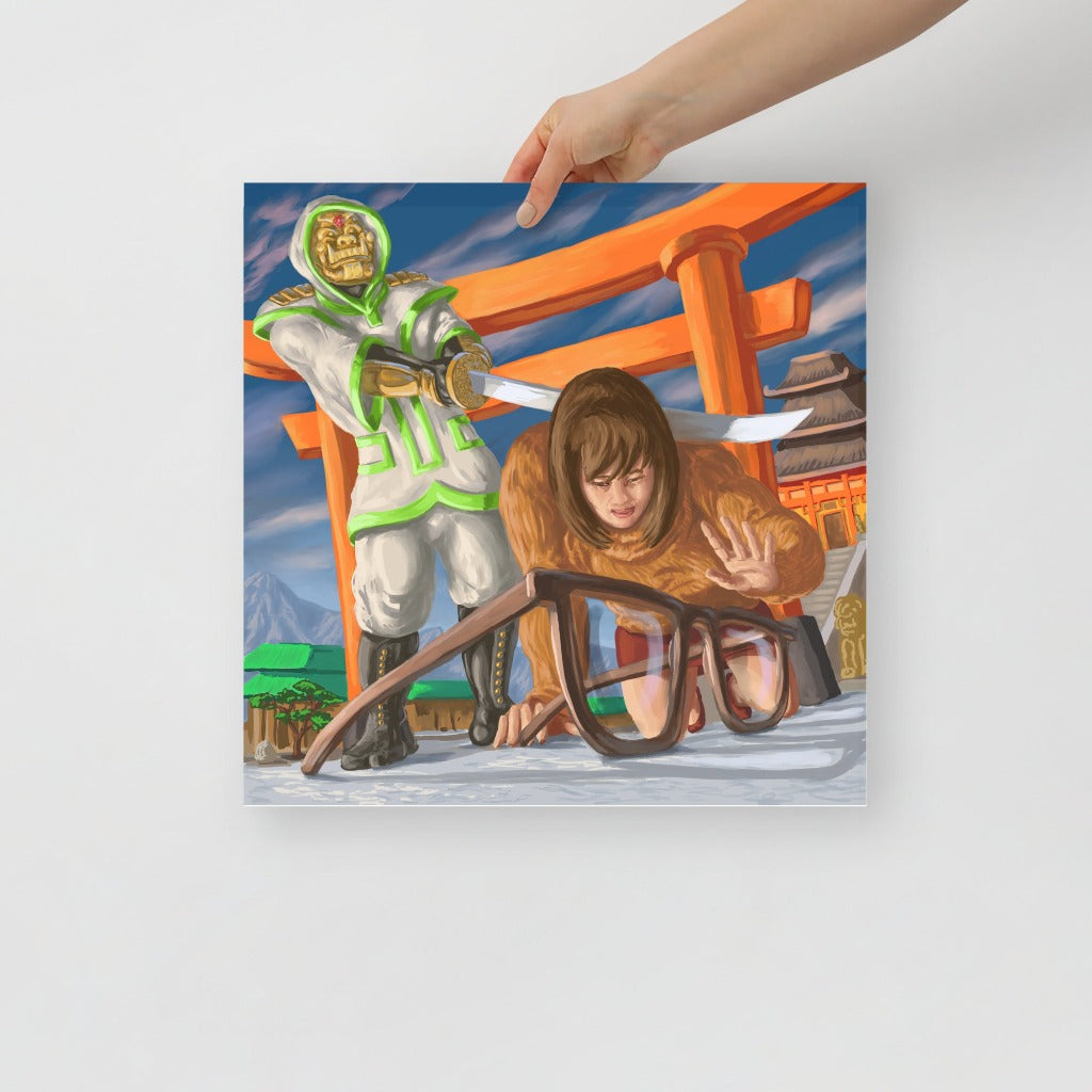 Ghost of Zen Tuo Art Print 16 x 16 inch