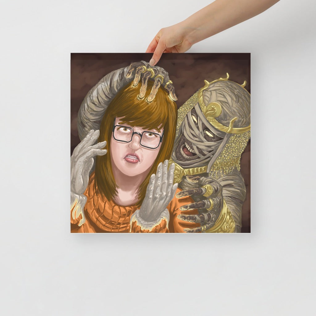 The Mummy of Anka with Velma Art Print 16 x 16