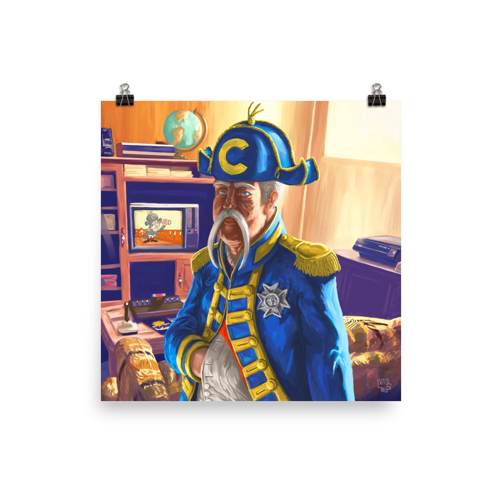 Captain Crunch Portrait Art Print