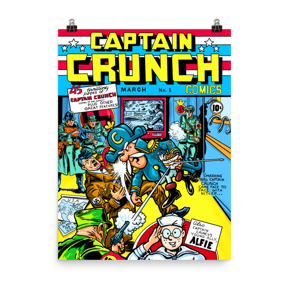Captain Crunch Comic Book Cover Art Print