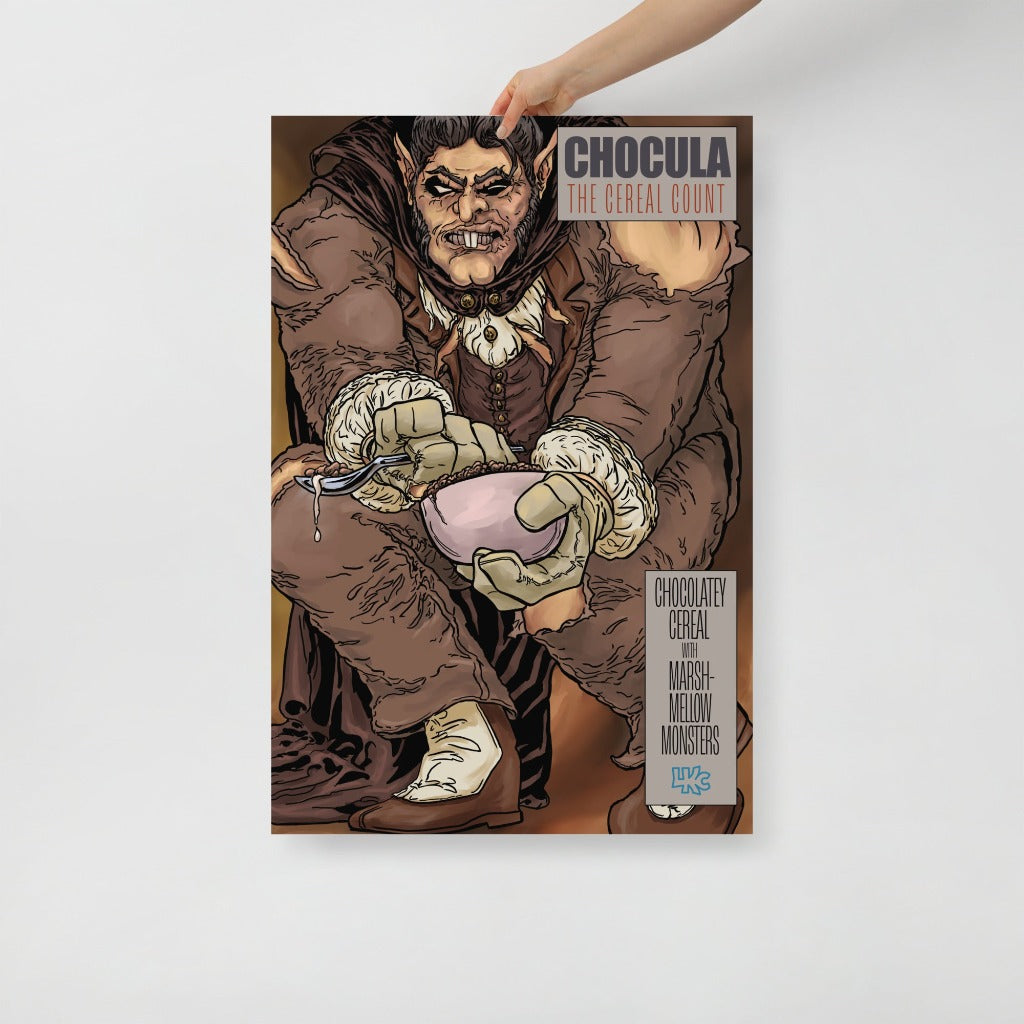 Chocula The Cereal Count unframed small