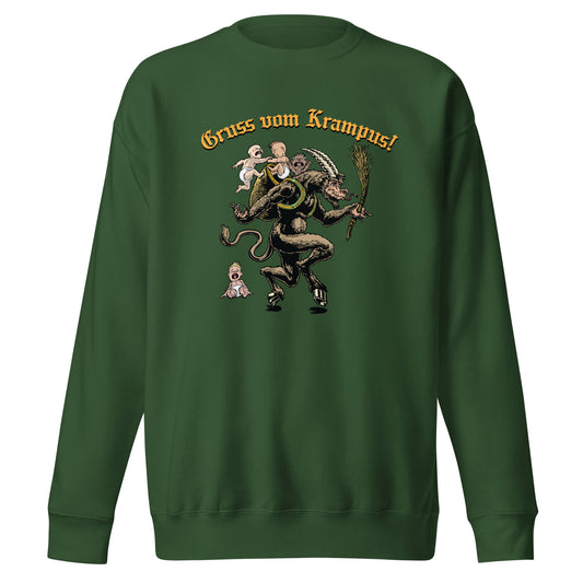 Greetings from Krampus Unisex Premium Sweatshirt