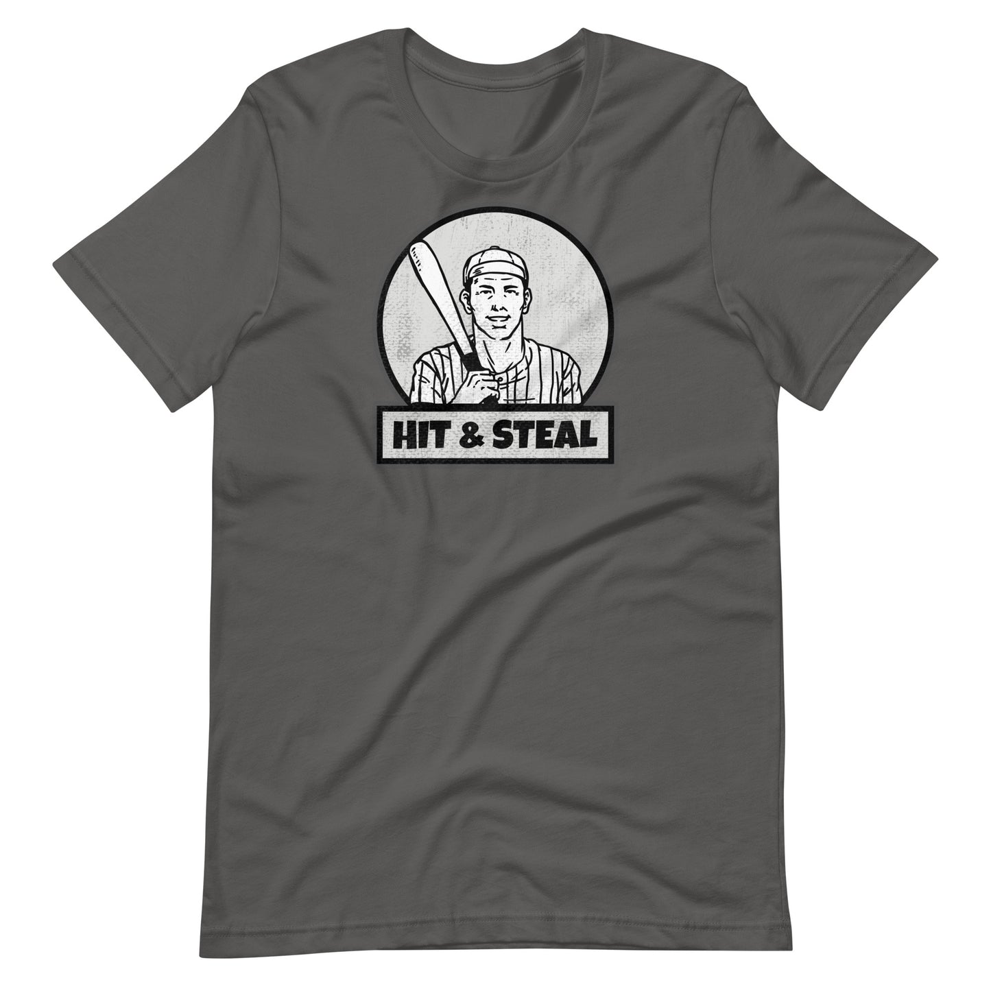 Hit and Steal Baseball T-Shirt