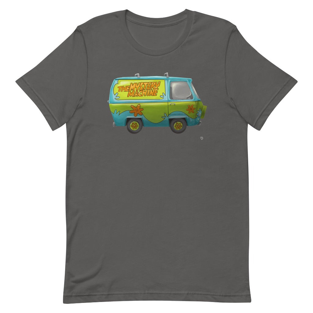 Mystery Machine T-Shirt on asphalt