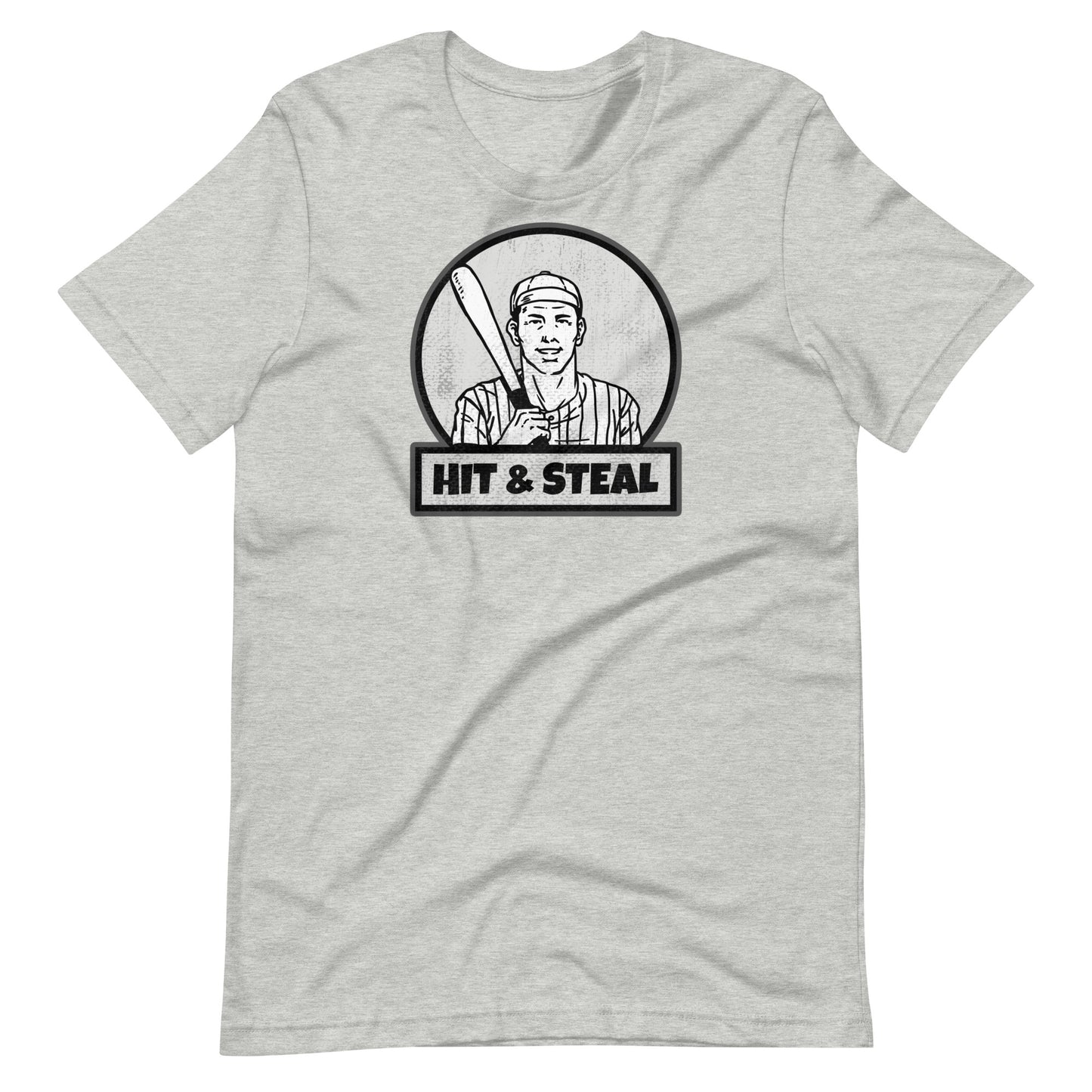 Hit and Steal Baseball T-Shirt