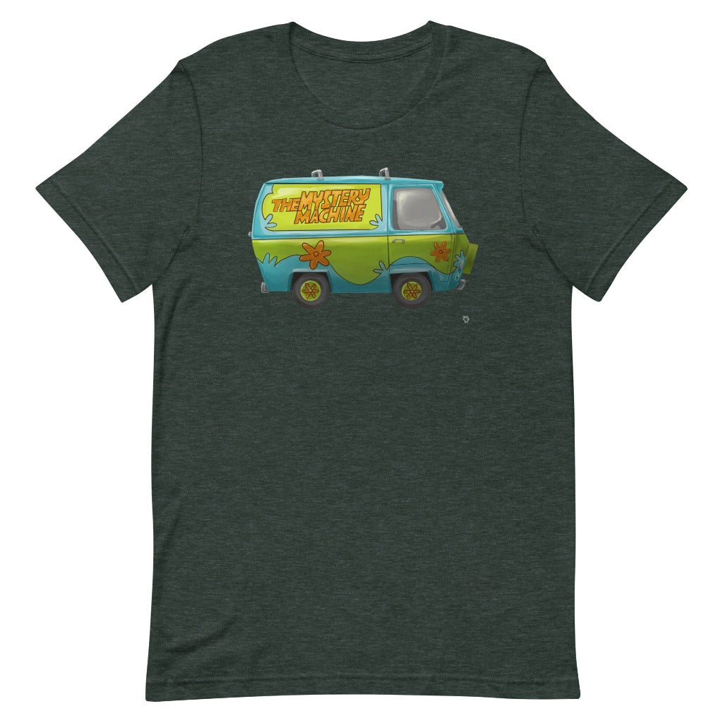 Mystery Machine T-Shirt on Heather Forest