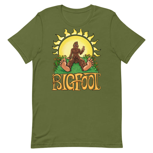 Retro Vintage Bigfoot Sunshine T-Shirt