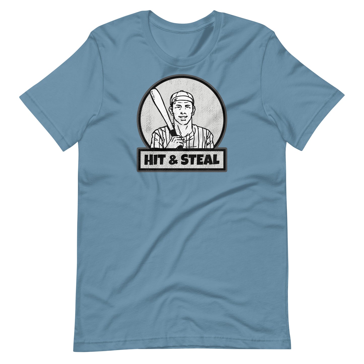 Hit and Steal Baseball T-Shirt