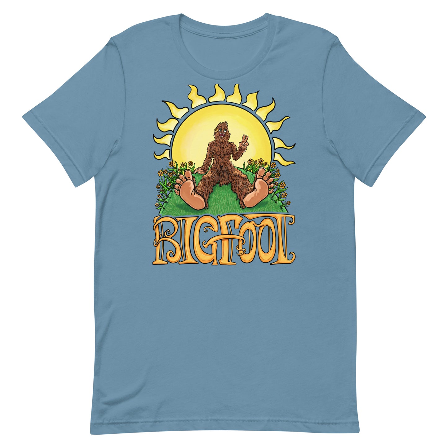 Retro Vintage Bigfoot Sunshine T-Shirt