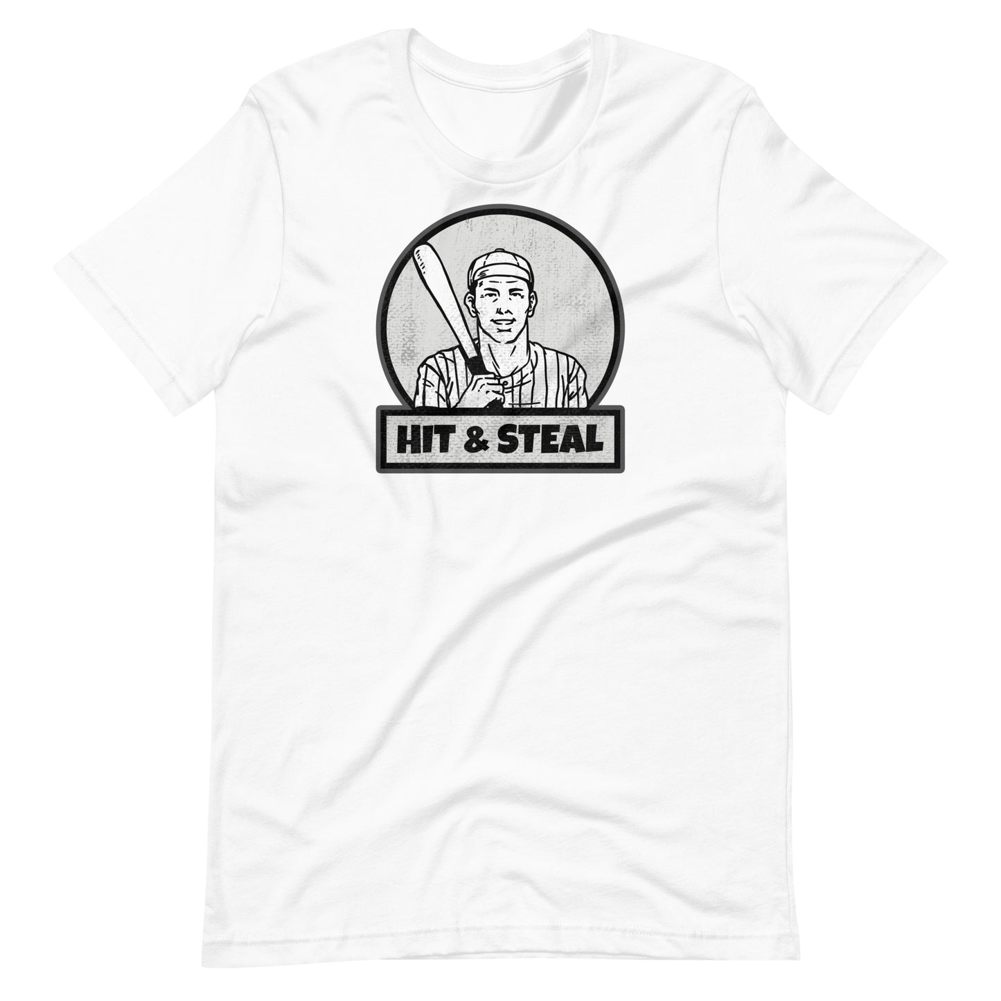 Hit and Steal Baseball T-Shirt