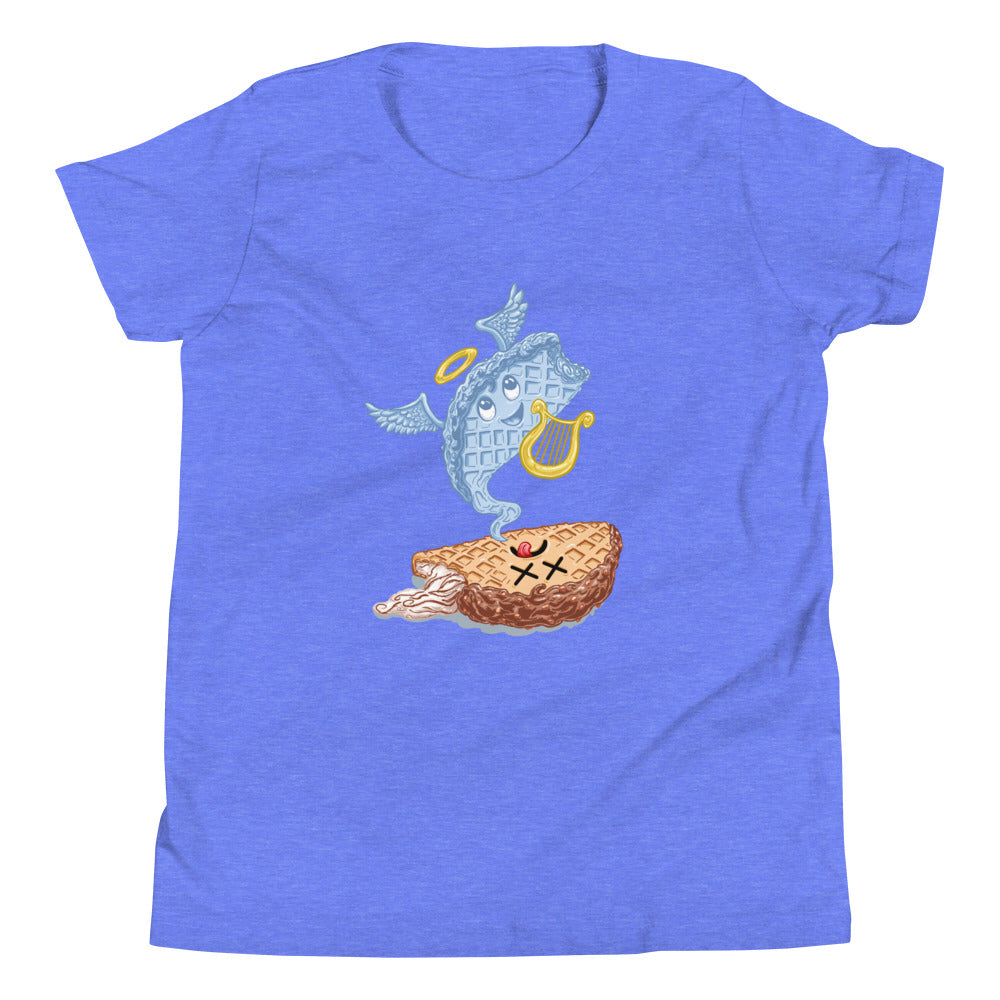 Choco Toco Childs T-shirt Design on Heather Blue