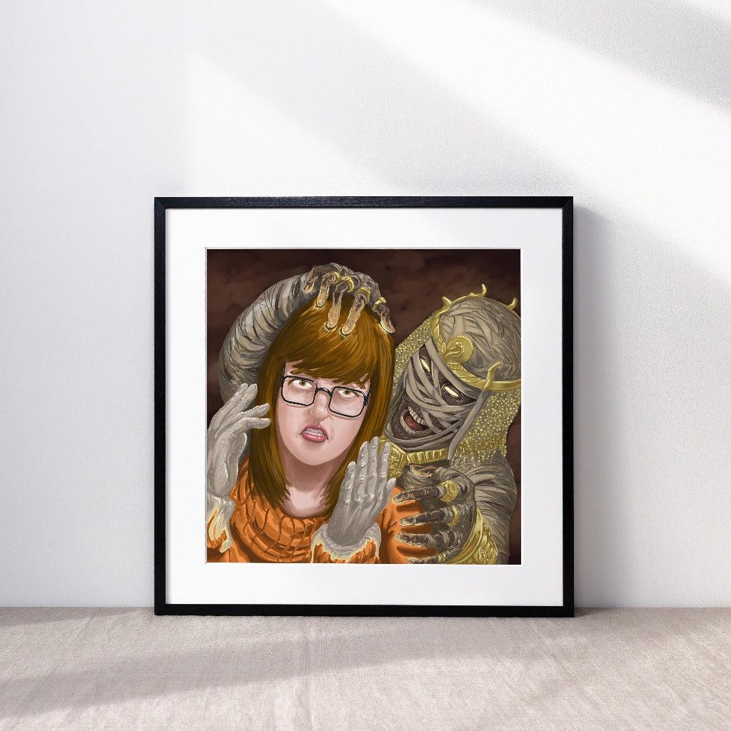 The Mummy of Anka Art Print by Kyle La Fever in a Frame