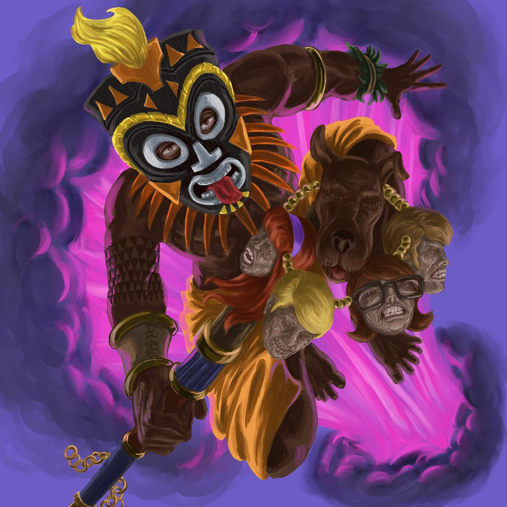 Witchdoctor from Scooby-Doo Art Print by Kyle La Fever