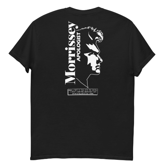 Morrissey Apologist T-Shirt back