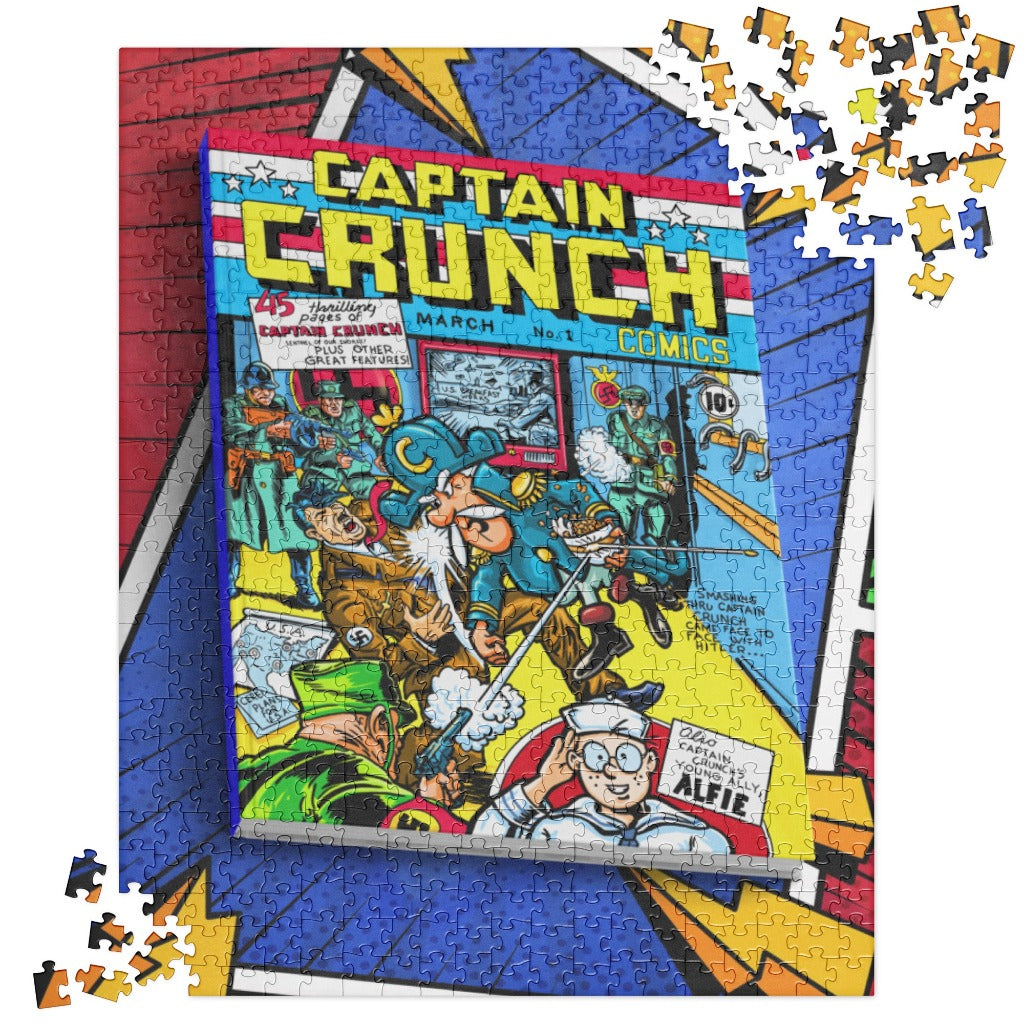 Captain Crunch Comic Book Cover Art Jigsaw Puzzle