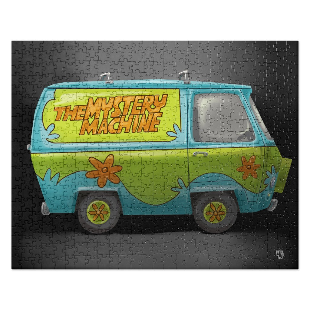 Mystery Machine from Scooby-Doo Art Jigsaw Puzzle Complete