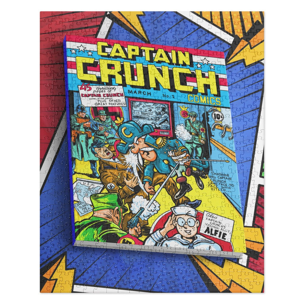 Captain Crunch Comic Book Cover Art Jigsaw Puzzle complete
