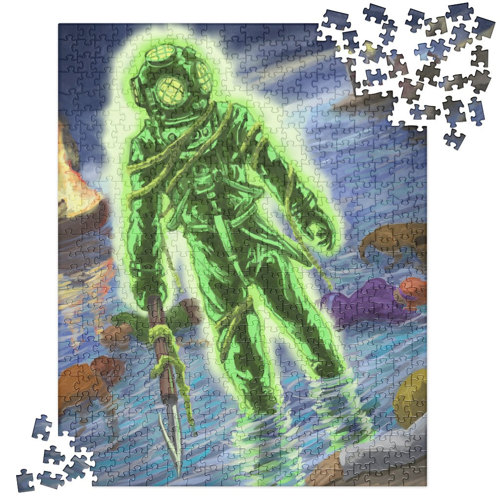 Captain Cutler from Scooby Doo Jigsaw Puzzle – Kyle La Fever Art