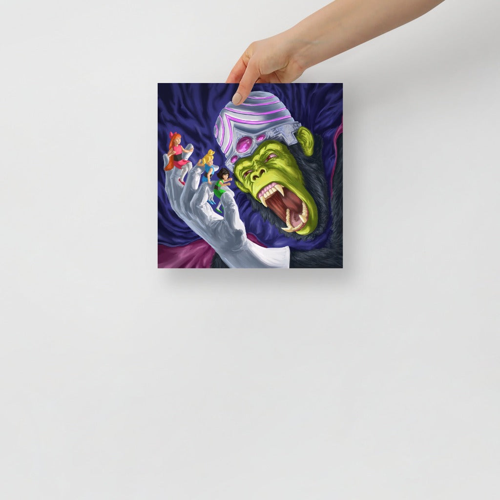 Mojo JoJo from Power Puff Girls Art Print 10x10