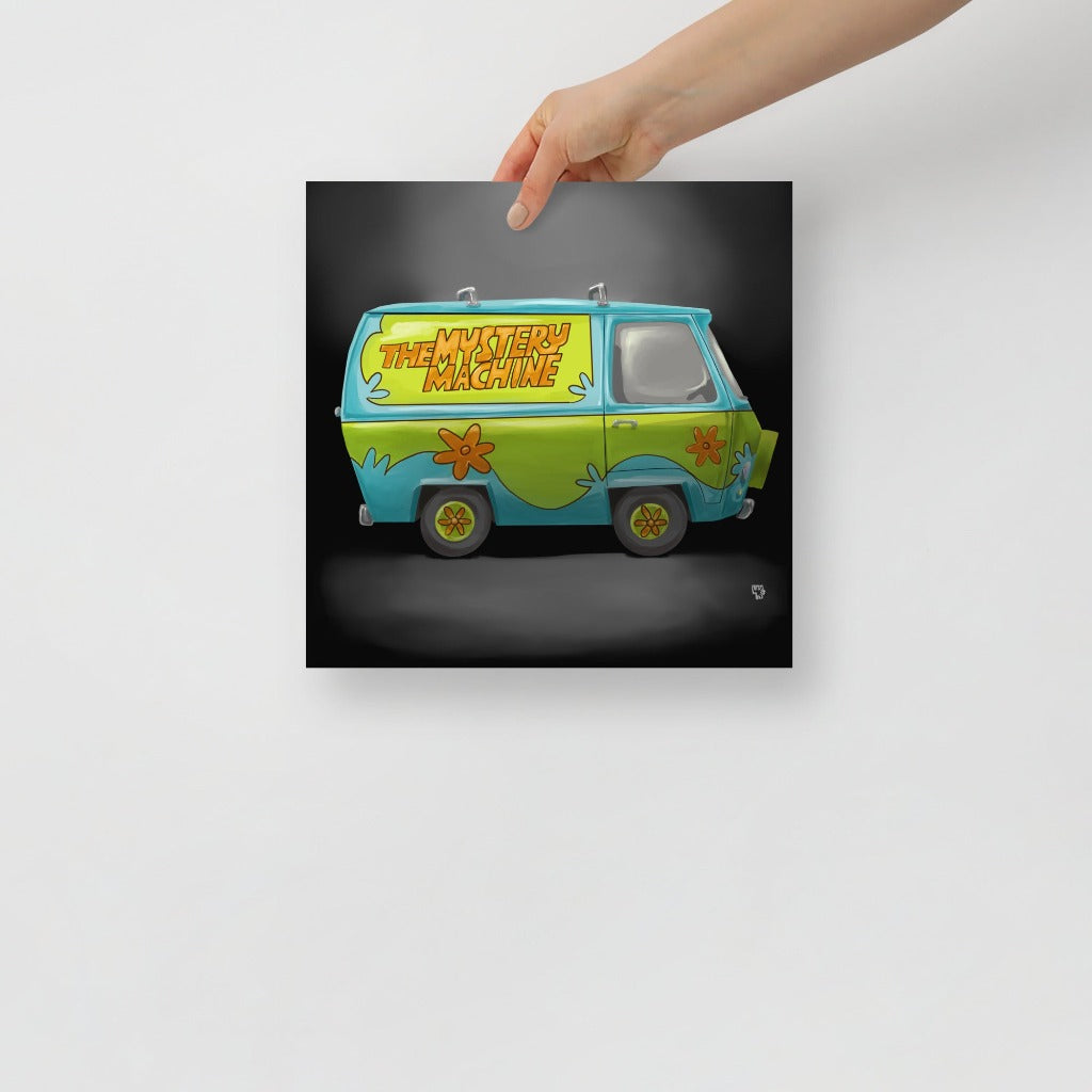 Mystery Machine from Scooby-Doo Art Print 12x12