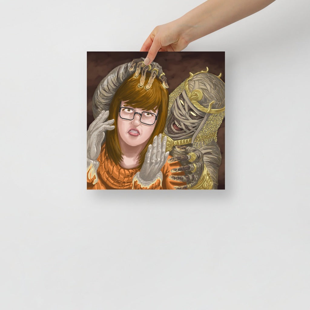 The Mummy of Anka with Velma Art Print 12 x 12