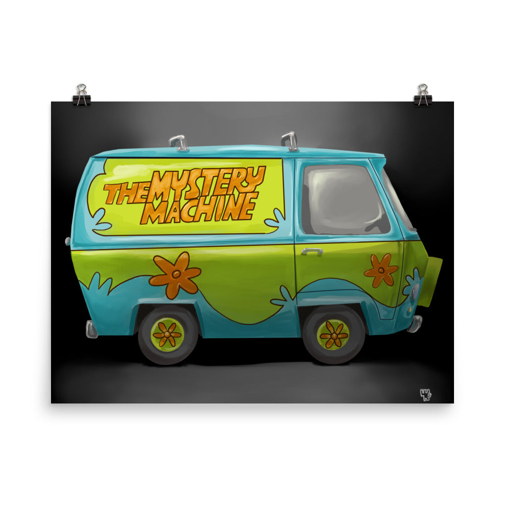 Mystery Machine from Scooby-Doo Art Print