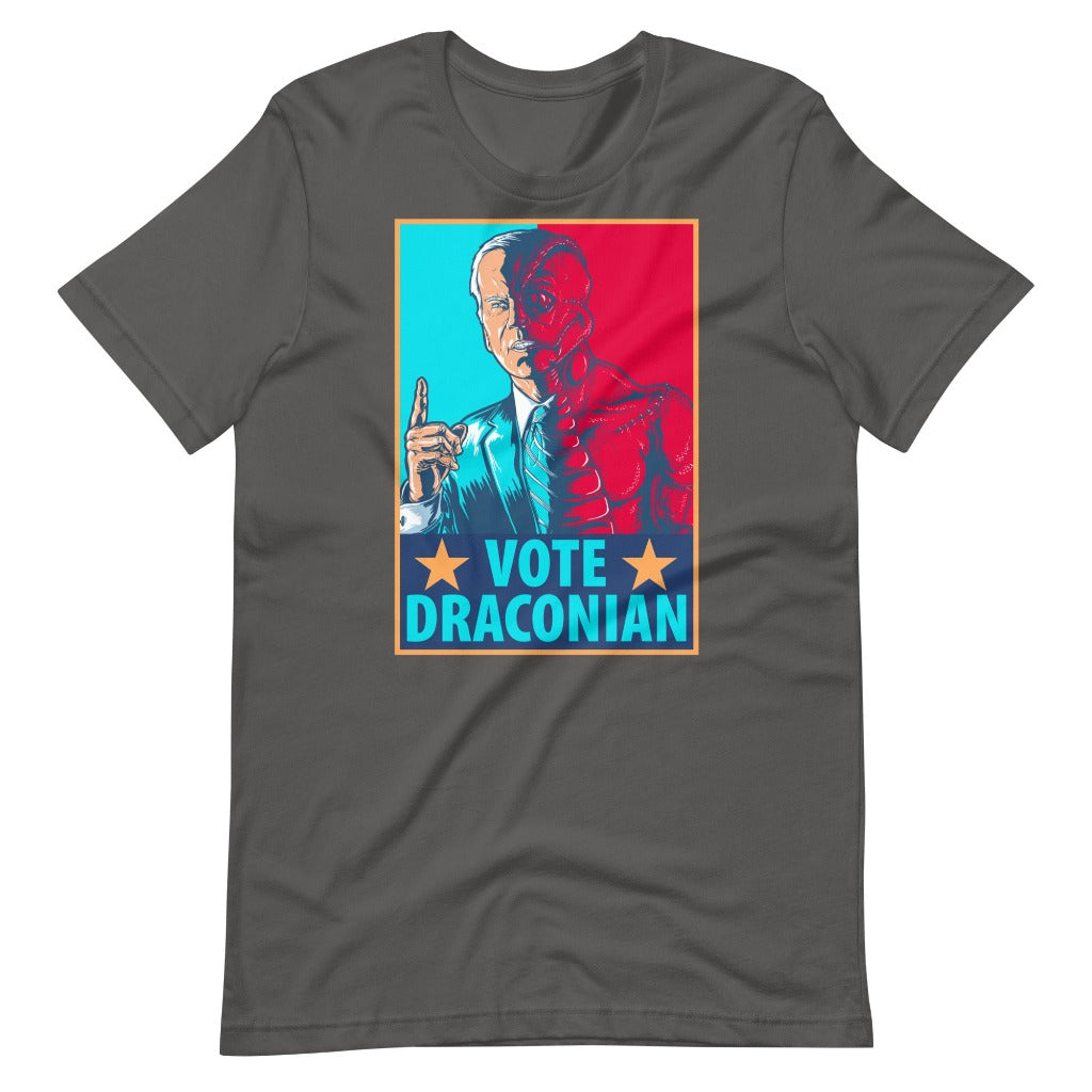 Biden Vote Draconian T-Shirt Asphalt