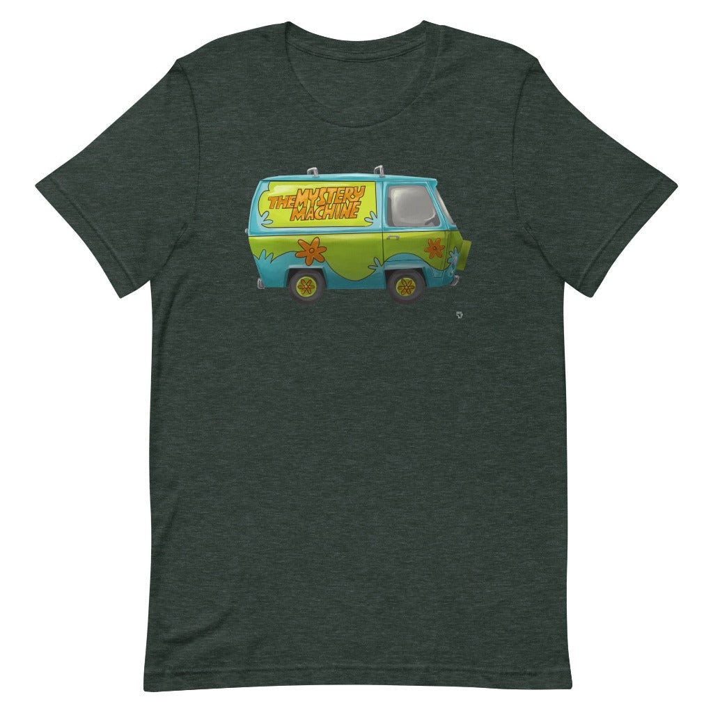 Mystery Machine T-Shirt  on  Heather Forest