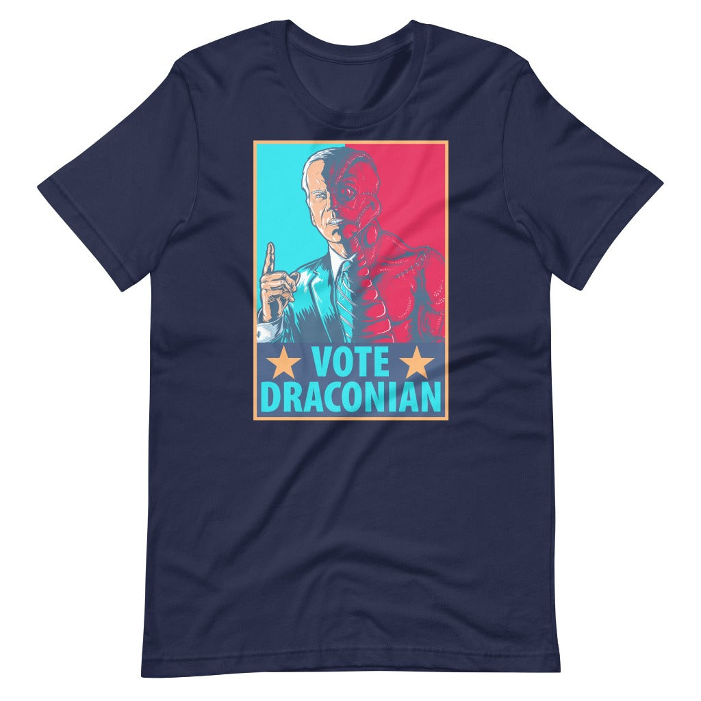 Biden Vote Draconian T-Shirt Navy