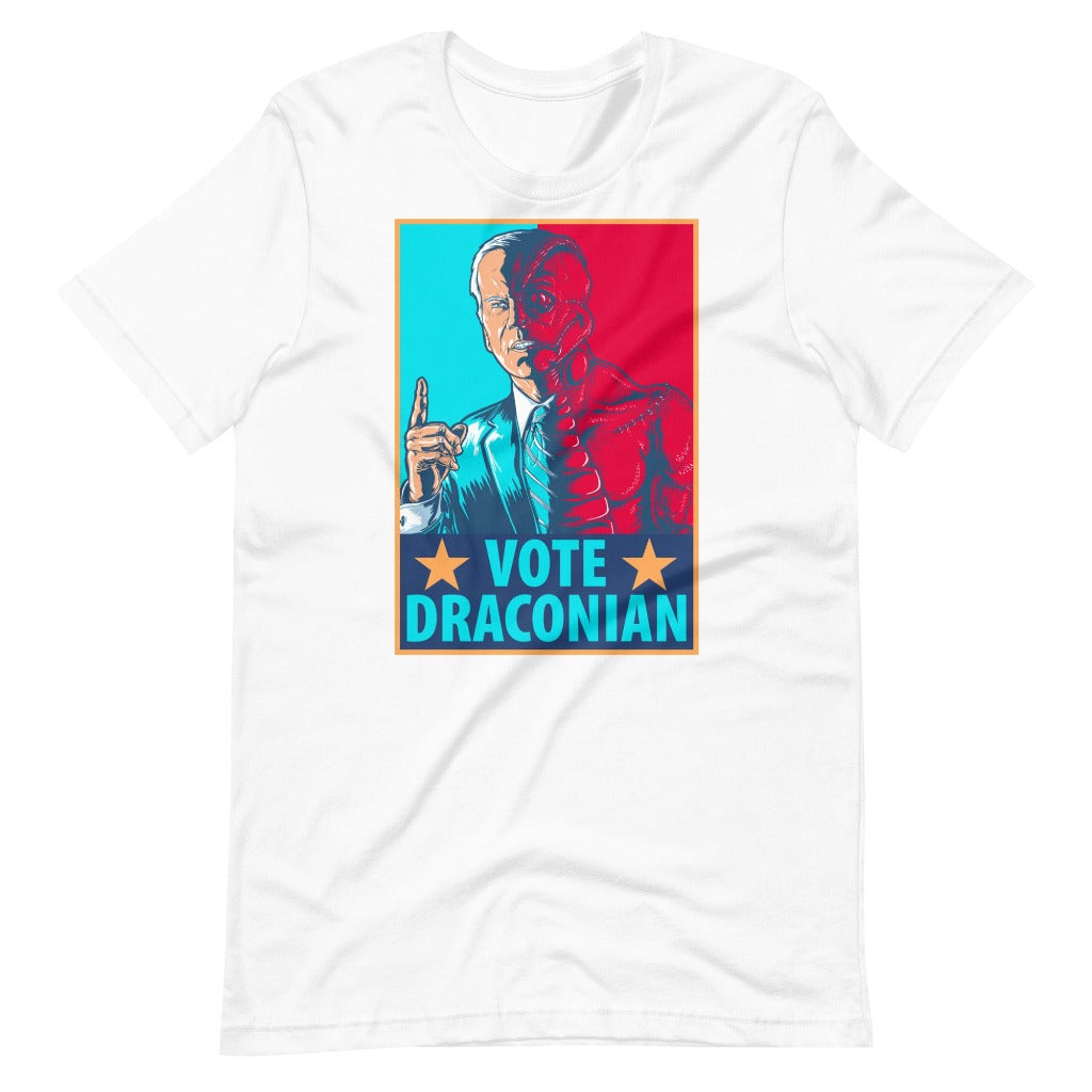 Biden Vote Draconian T-Shirt white